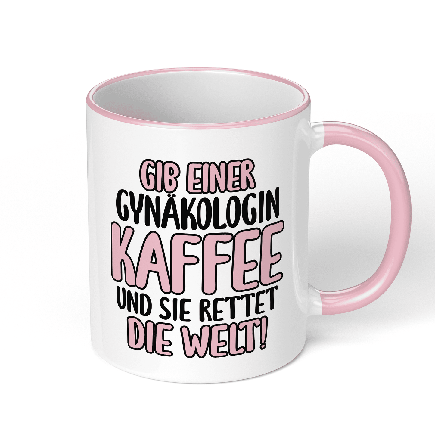 CupHaven® Gynäkologie Tasse - Gib einer Gynäkologin Kaffee und sie rettet die Welt! - Geschenk für Gynäkologen, Gynäkologinnen und Frauenärzte