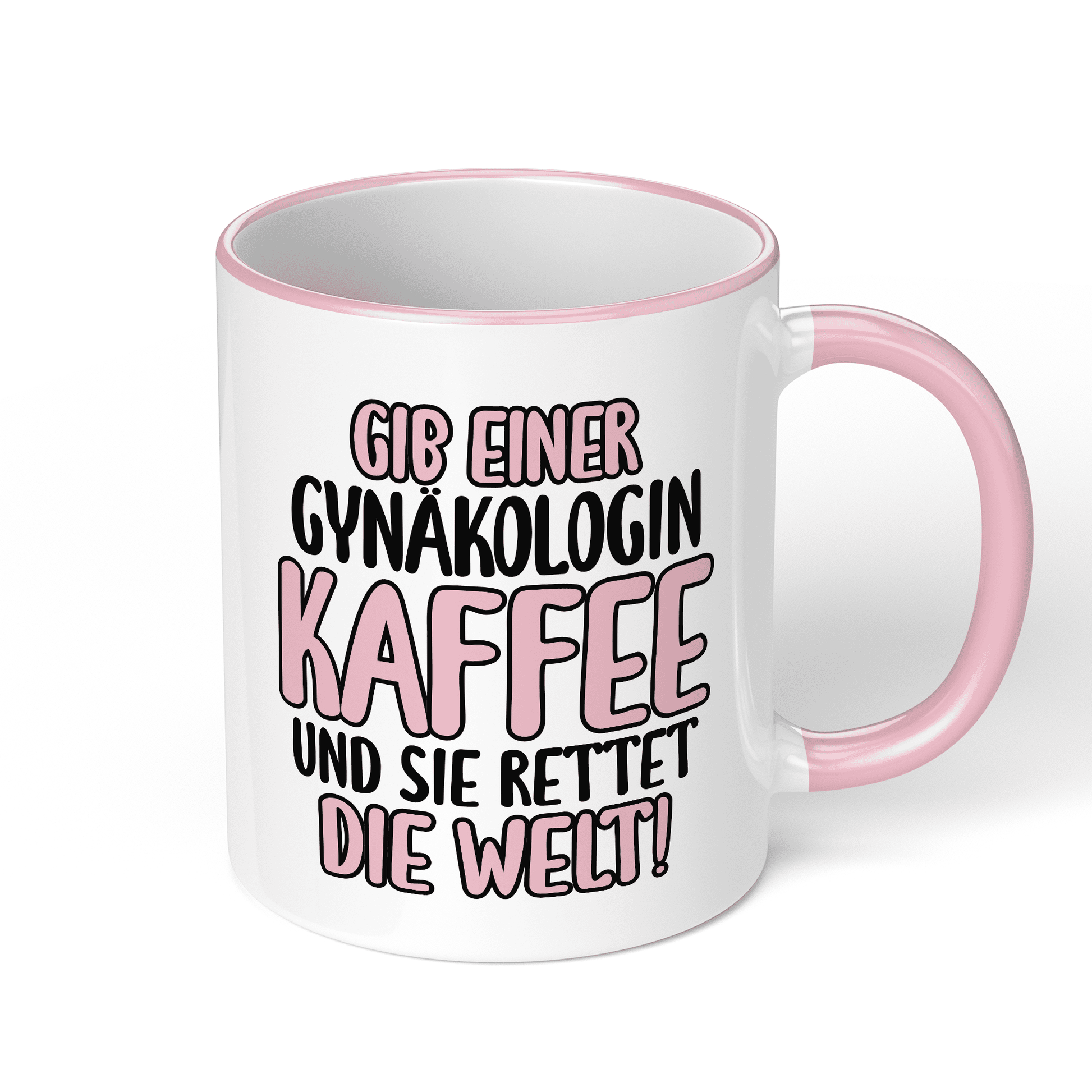 CupHaven® Gynäkologie Tasse - Gib einer Gynäkologin Kaffee und sie rettet die Welt! - Geschenk für Gynäkologen, Gynäkologinnen und Frauenärzte