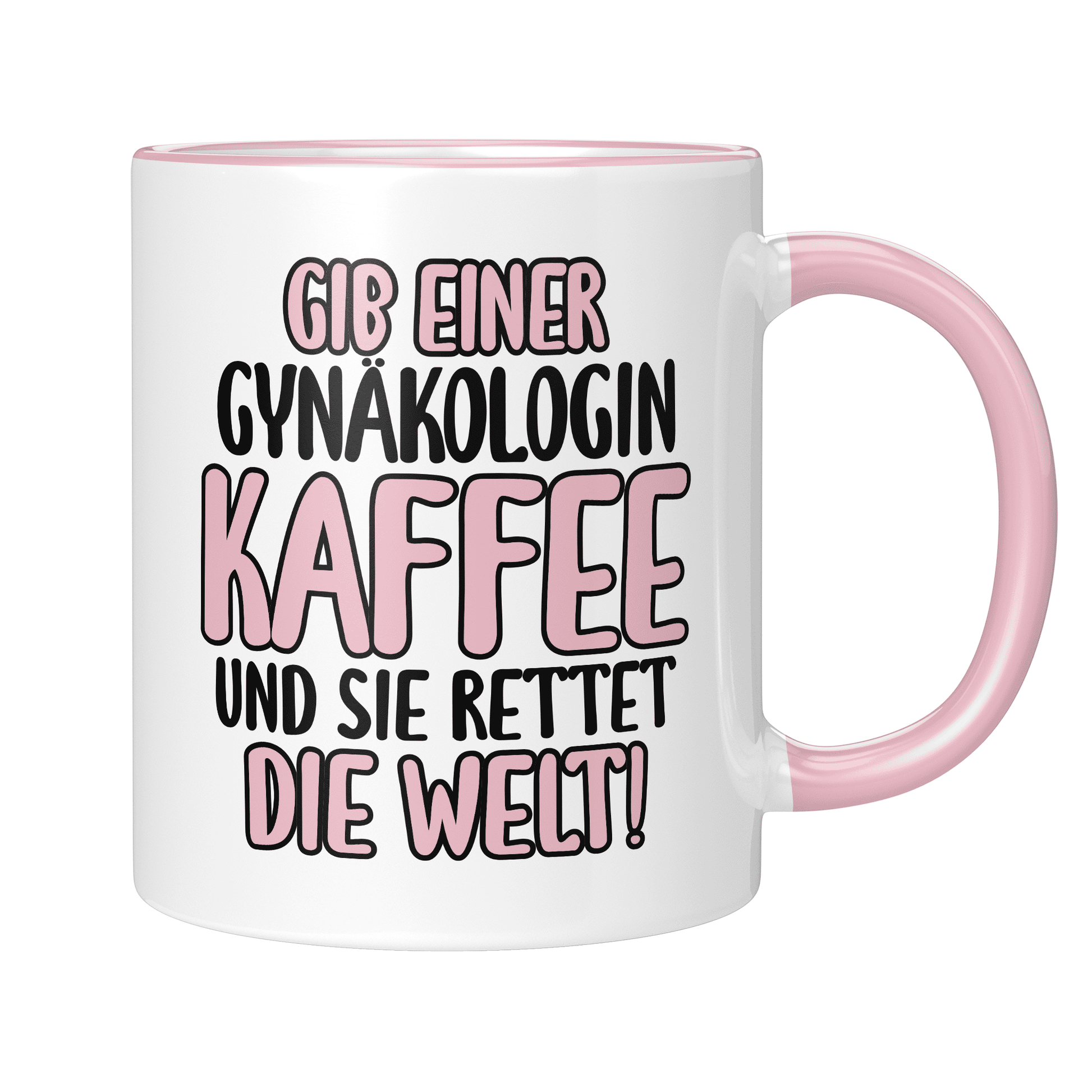 CupHaven® Gynäkologie Tasse - Gib einer Gynäkologin Kaffee und sie rettet die Welt! - Geschenk für Gynäkologen, Gynäkologinnen und Frauenärzte