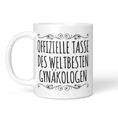 CupHaven® Gynäkologie Tasse - Weltbester Gynäkologe - Geschenk für Gynäkologen, Gynäkologinnen und Frauenärzte