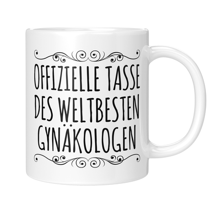 CupHaven® Gynäkologie Tasse - Weltbester Gynäkologe - Geschenk für Gynäkologen, Gynäkologinnen und Frauenärzte