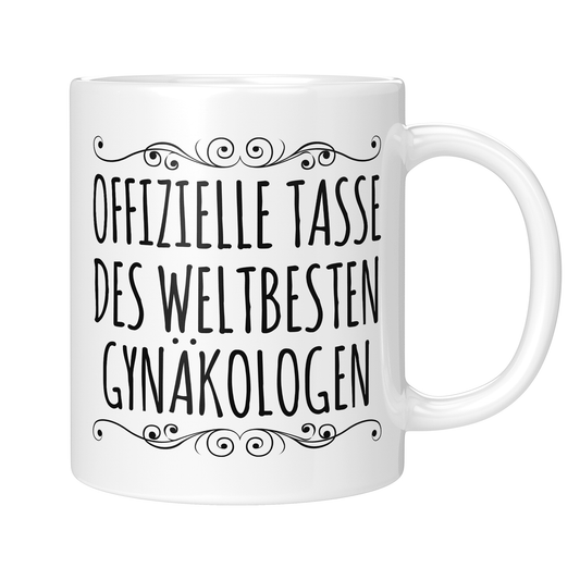CupHaven® Gynäkologie Tasse - Weltbester Gynäkologe - Geschenk für Gynäkologen, Gynäkologinnen und Frauenärzte