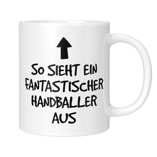 CupHaven® Handball Tasse - Fantastischer Handballer - Geschenk für Handballer und Handballerinnen