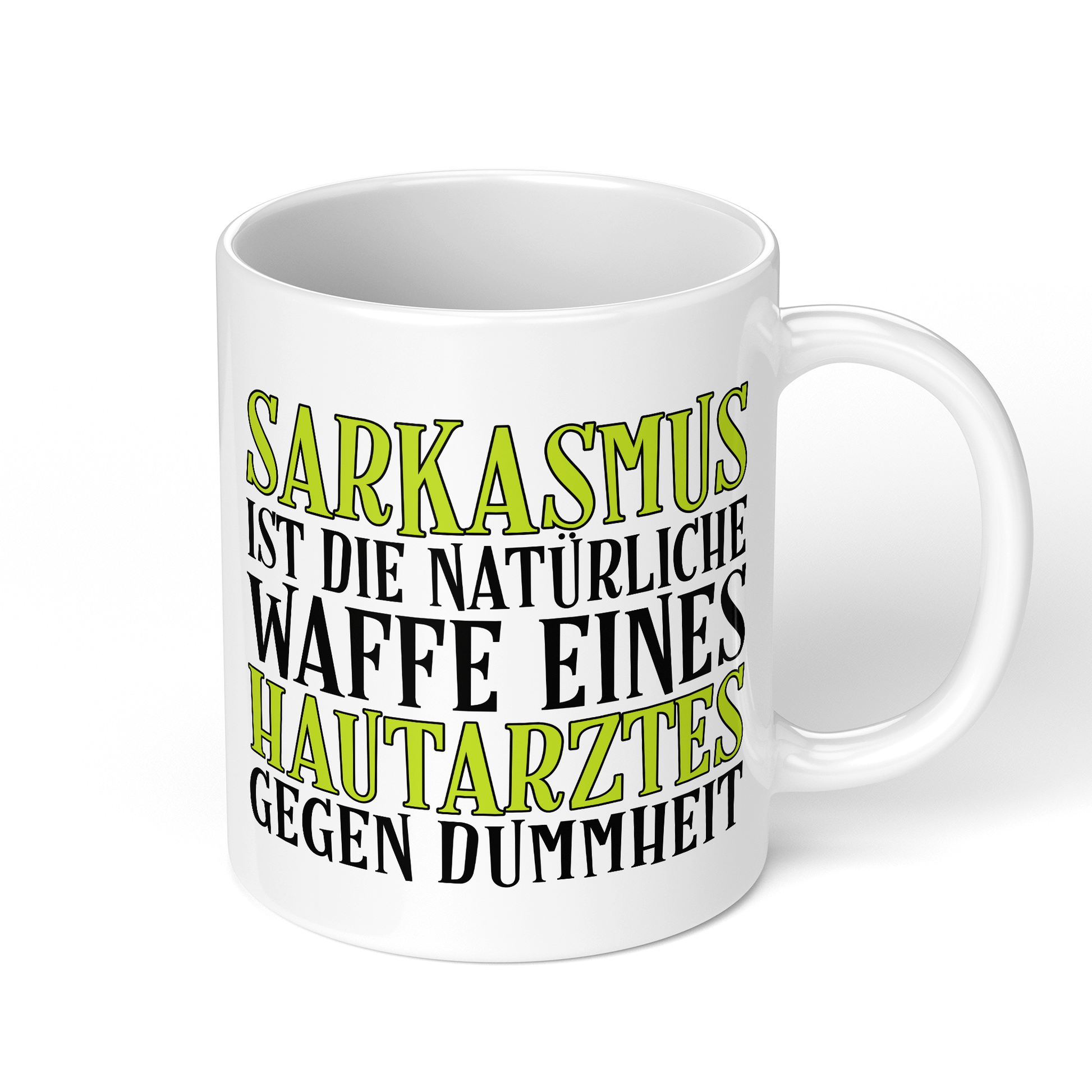 CupHaven® Hautarzt Tasse - Sarkasmus eines Hautarztes - Geschenk für Hautärzte und Hautärztinnen