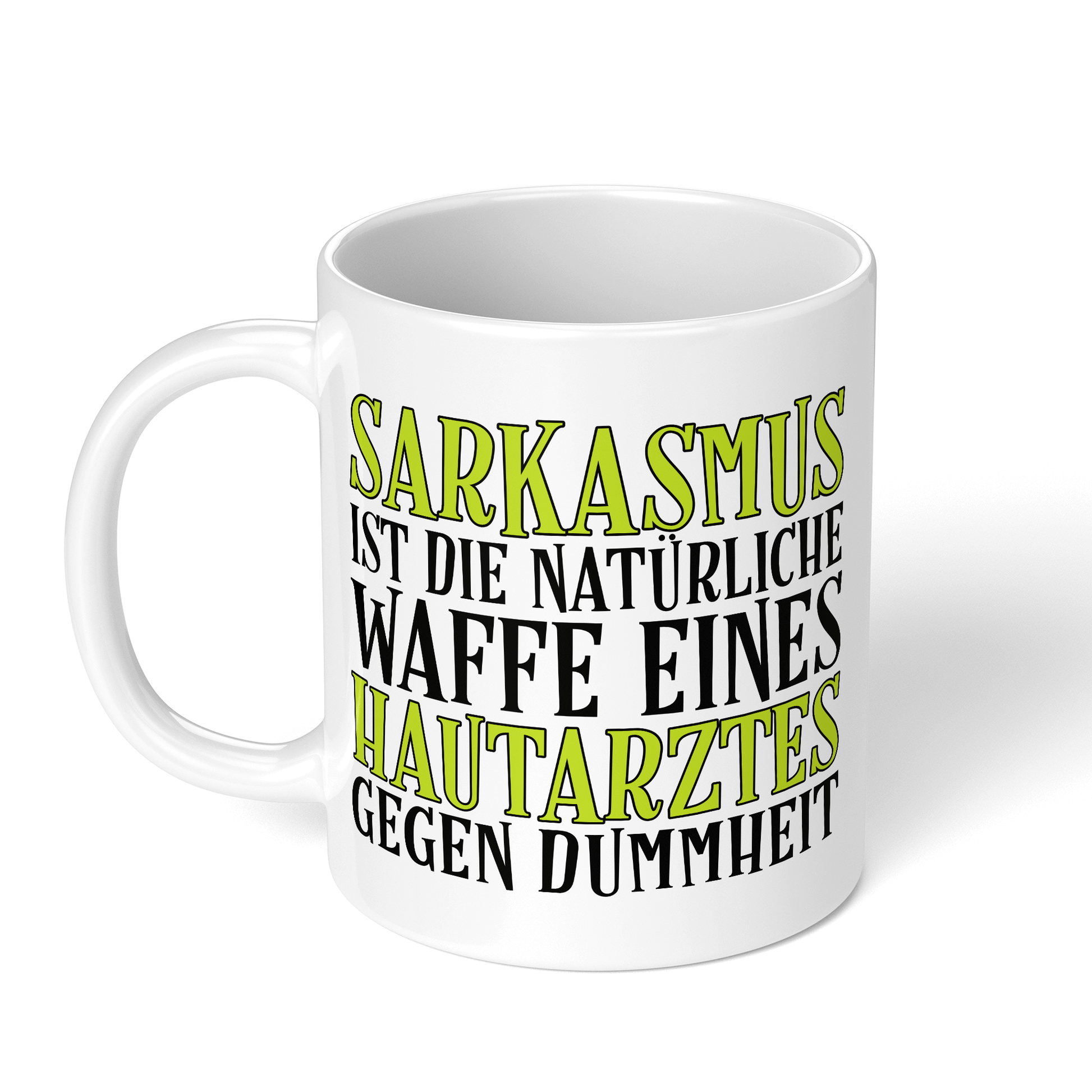CupHaven® Hautarzt Tasse - Sarkasmus eines Hautarztes - Geschenk für Hautärzte und Hautärztinnen