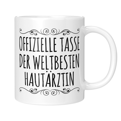 CupHaven® Hautarzt Tasse - Weltbeste Hautärztin - Geschenk für Hautärzte und Hautärztinnen