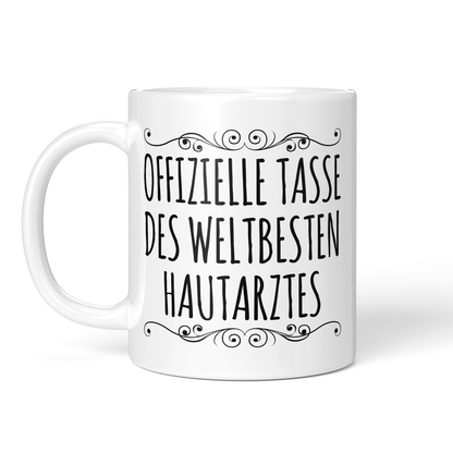 CupHaven® Hautarzt Tasse - Weltbester Hautarzt - Geschenk für Hautärzte und Hautärztinnen