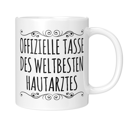 CupHaven® Hautarzt Tasse - Weltbester Hautarzt - Geschenk für Hautärzte und Hautärztinnen