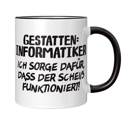 Informatiker Tasse - Gestatten: Informatiker (Informatikerin, Informatik, Geschenk)