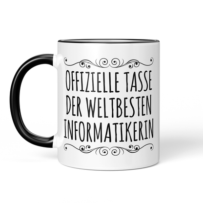 CupHaven® Informatiker Tasse - Weltbeste Informatikerin - Geschenk für Informatiker und Informatikerinnen