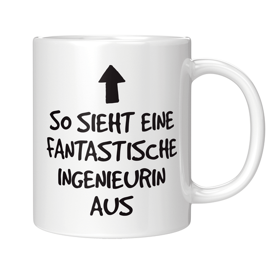 Ingenieur Tasse - Fantastische Ingenieurin (Geschenk)