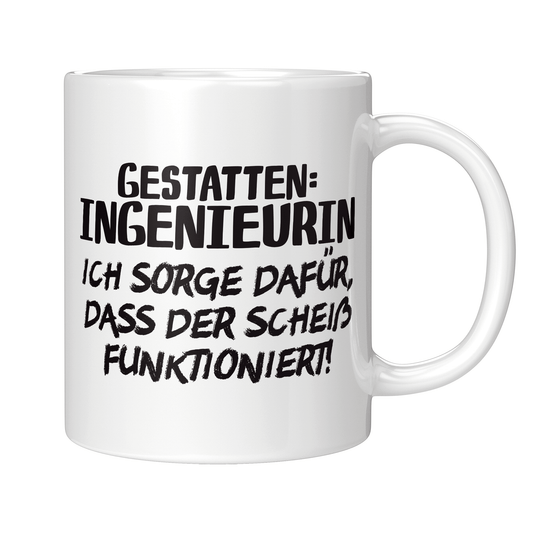 Ingenieur Tasse - Gestatten: Ingenieurin (Geschenk)