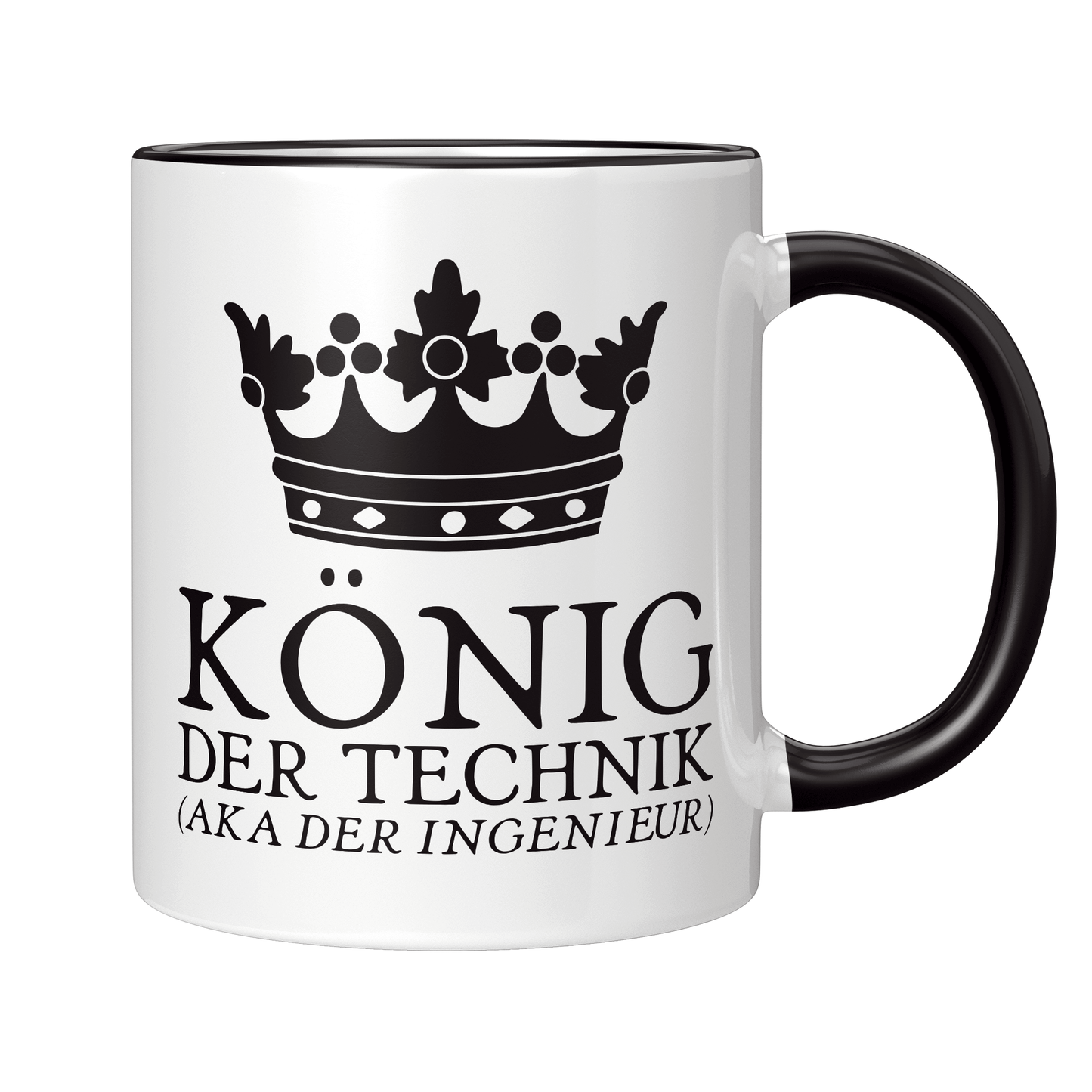 Ingenieur Tasse - König der Technik aka der Ingenieur (Ingenieurin, Geschenk)