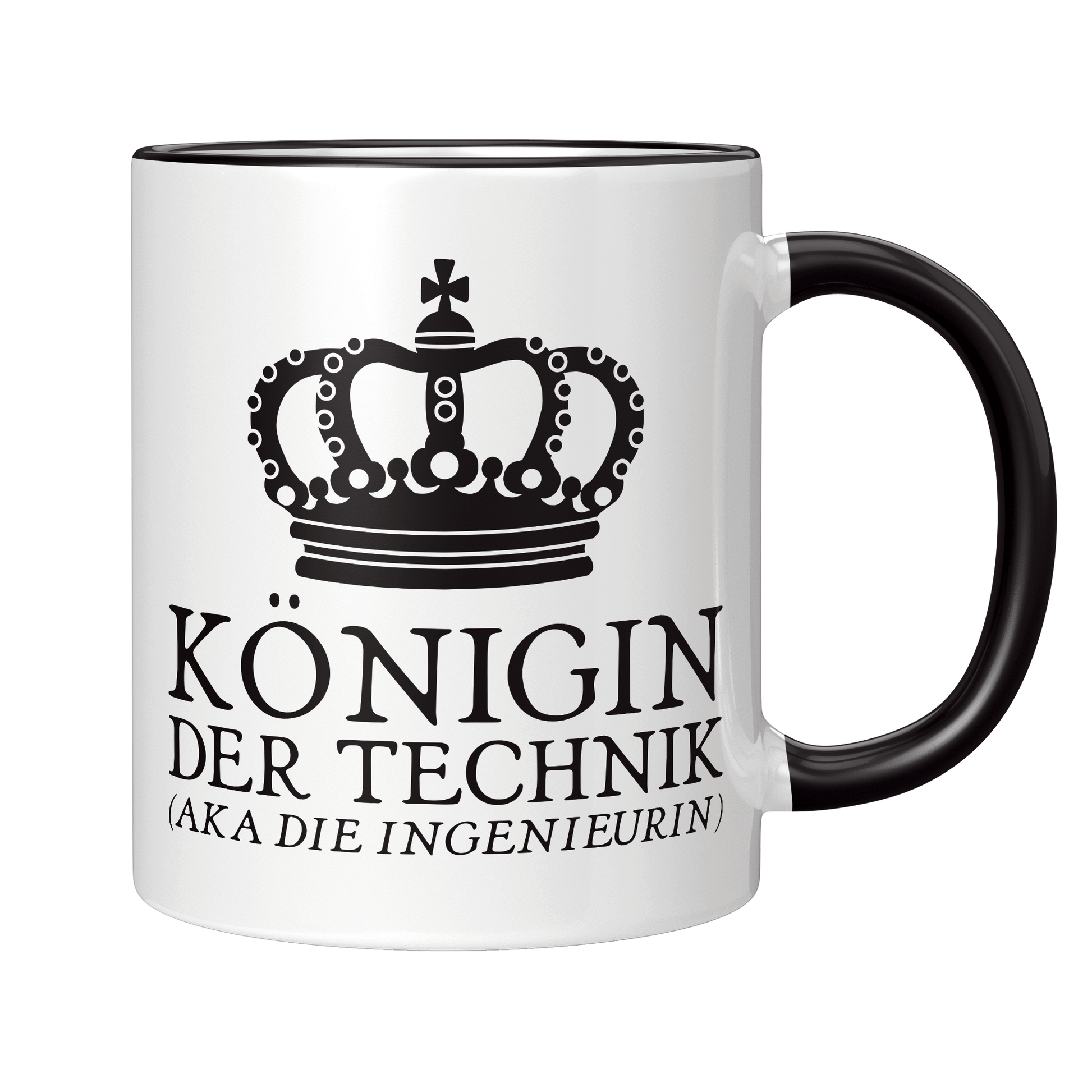 Ingenieur Tasse - Königin der Technik aka die Ingenieurin (Geschenk)