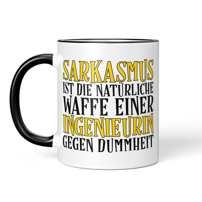 CupHaven® Ingenieur Tasse - Sarkasmus einer Ingenieurin - Geschenk für Ingenieure und Ingenieurinnen