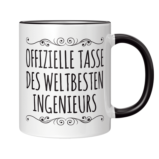 Ingenieur Tasse - Weltbester Ingenieur (Ingenieurin, Geschenk)