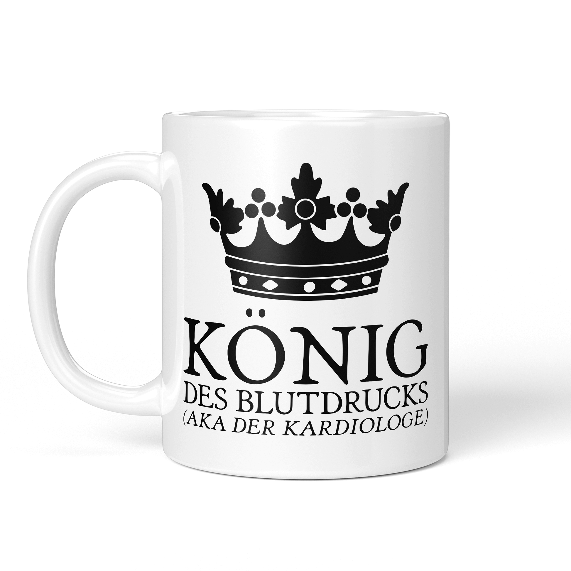 CupHaven® Kardiologie Tasse - König des Blutdrucks (aka der Kardiologe) - Geschenk für Kardiologen und Kardiologinnen