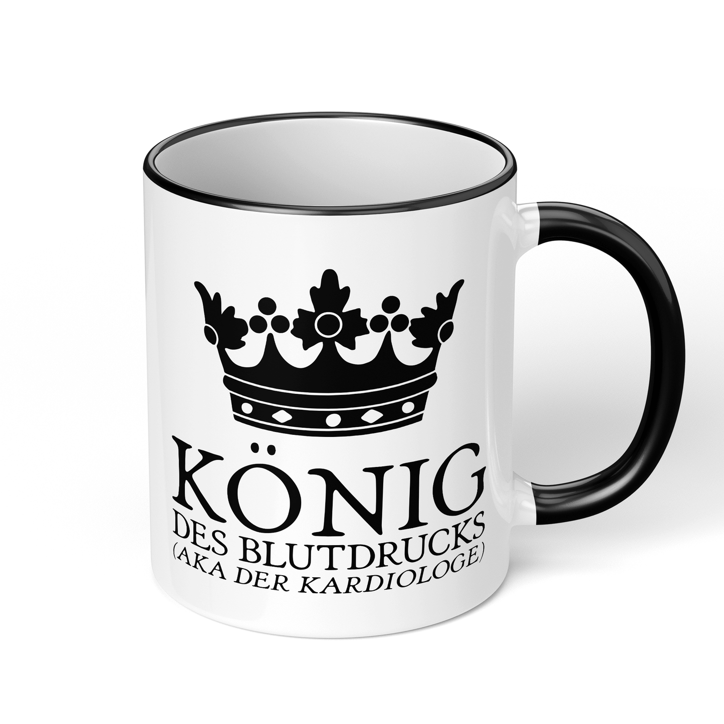 CupHaven® Kardiologie Tasse - König des Blutdrucks (aka der Kardiologe) - Geschenk für Kardiologen und Kardiologinnen