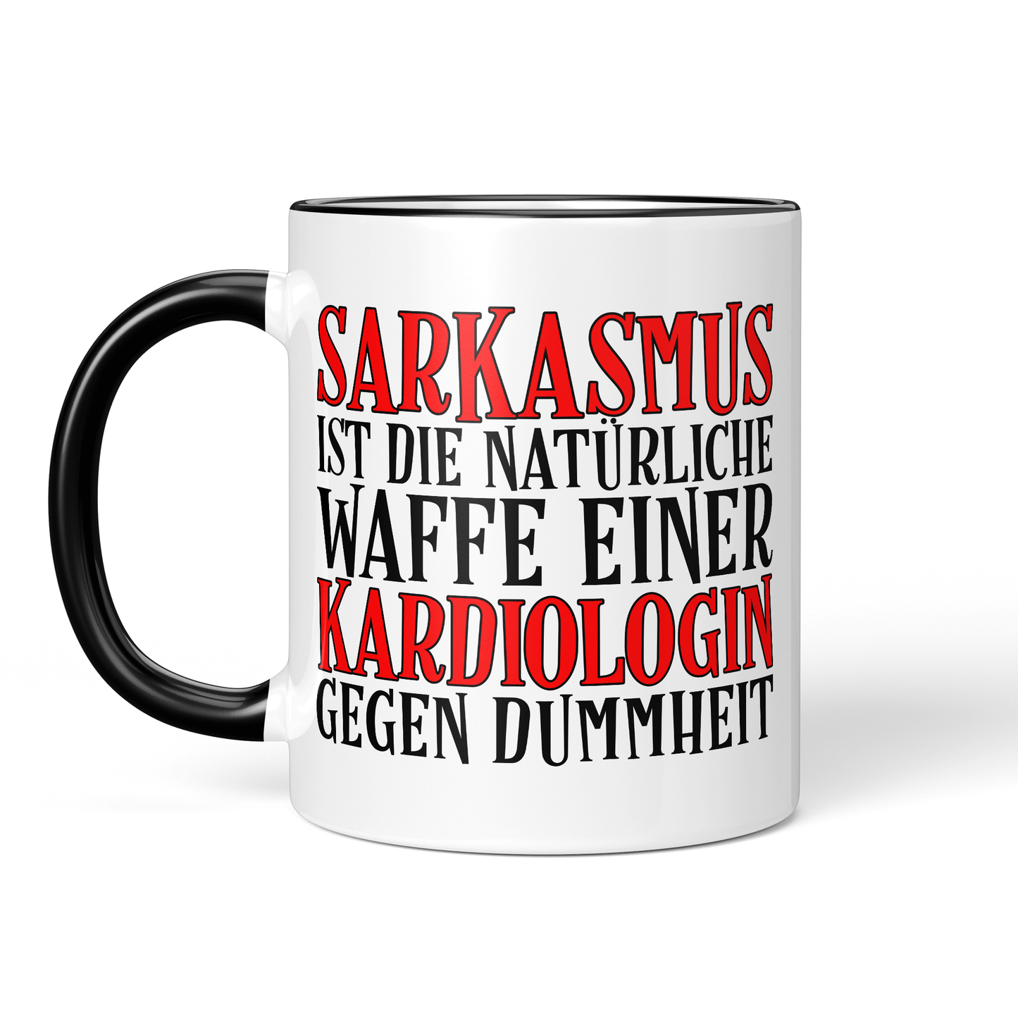 CupHaven® Kardiologie Tasse - Sarkasmus einer Kardiologin - Geschenk für Kardiologen und Kardiologinnen