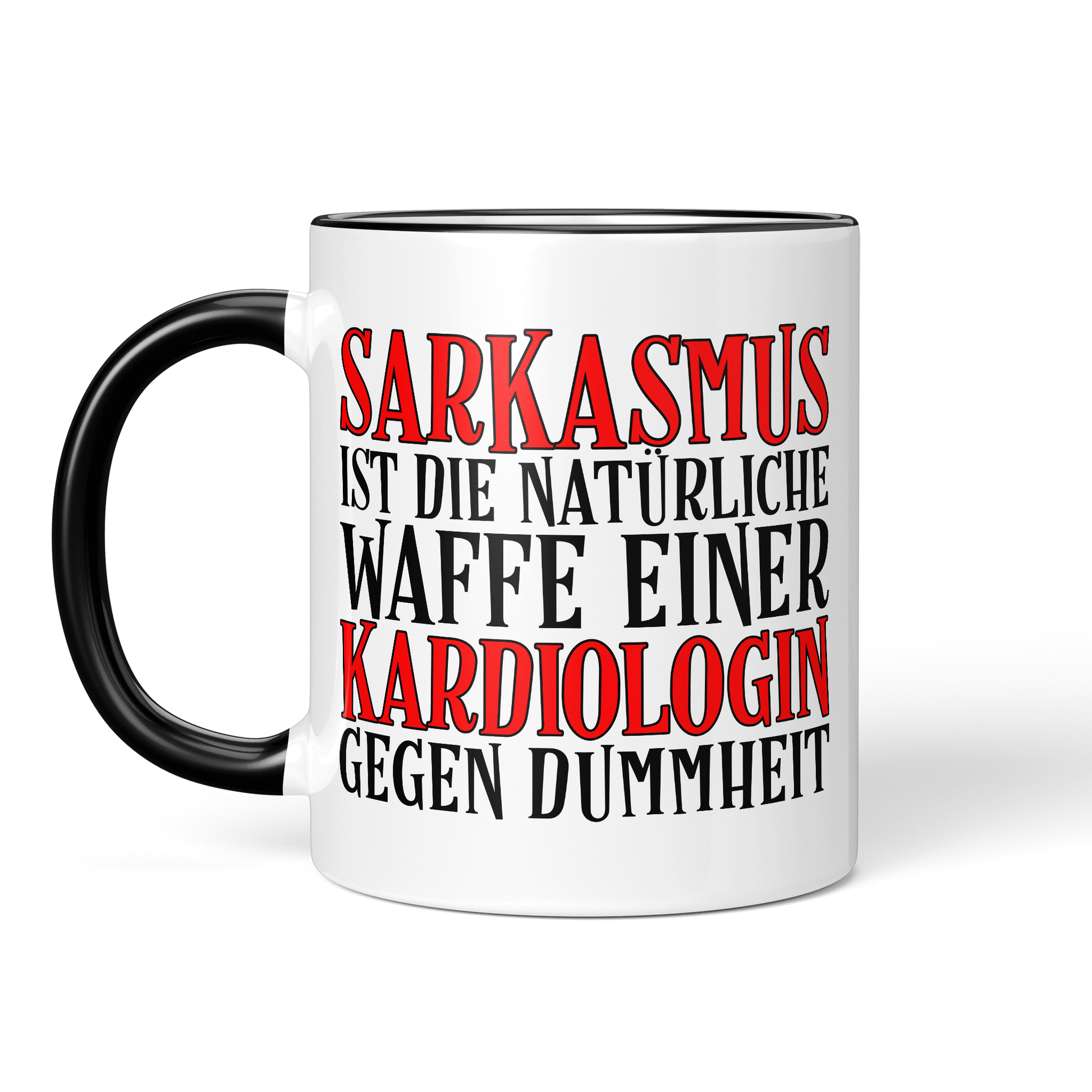 CupHaven® Kardiologie Tasse - Sarkasmus einer Kardiologin - Geschenk für Kardiologen und Kardiologinnen