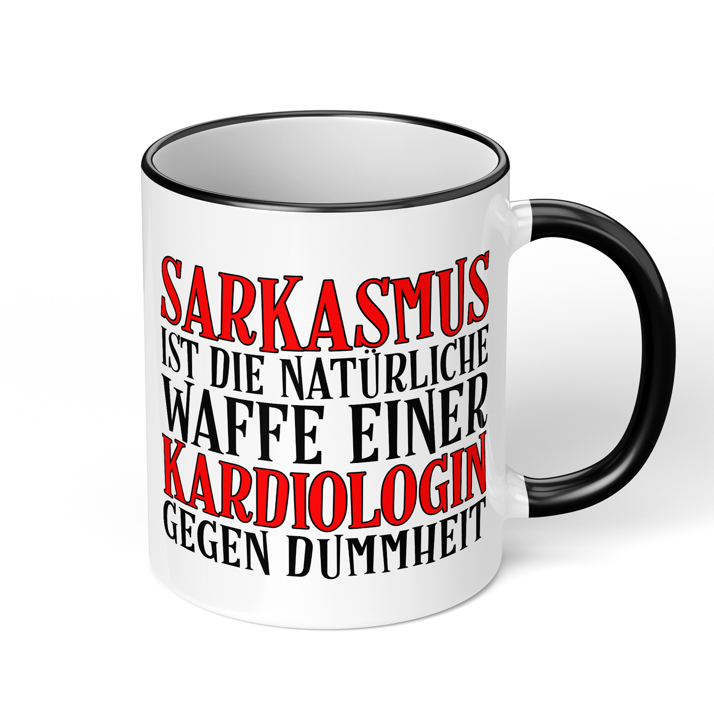 CupHaven® Kardiologie Tasse - Sarkasmus einer Kardiologin - Geschenk für Kardiologen und Kardiologinnen