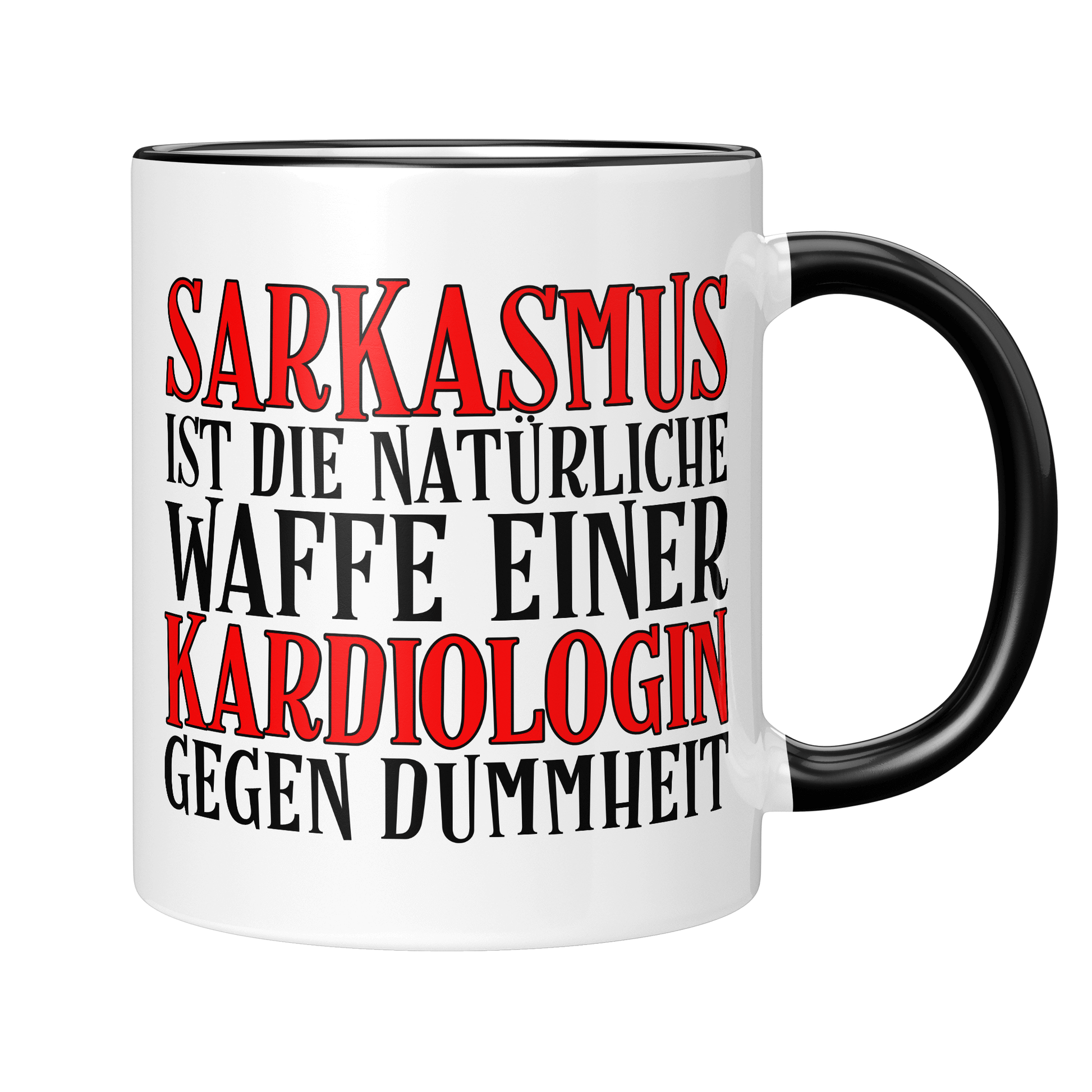 CupHaven® Kardiologie Tasse - Sarkasmus einer Kardiologin - Geschenk für Kardiologen und Kardiologinnen
