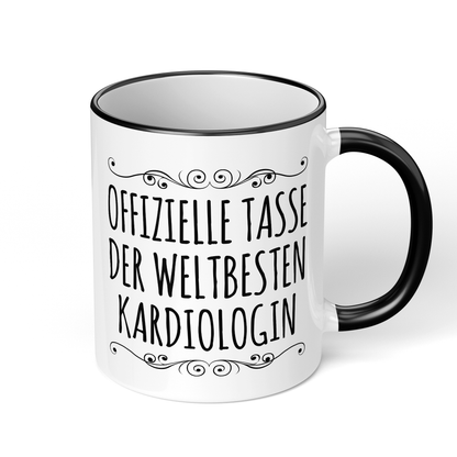 CupHaven® Kardiologie Tasse - Weltbeste Kardiologin - Geschenk für Kardiologen und Kardiologinnen