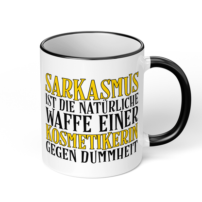 CupHaven® Kosmetikerin Tasse - Sarkasmus einer Kosmetikerin - Geschenk für Kosmetikerinnen und Kosmetiker