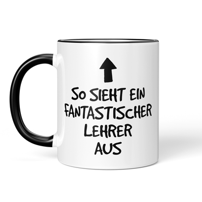 CupHaven® Lehrer Tasse - Fantastischer Lehrer - Geschenk für Lehrer und Lehrerinnen