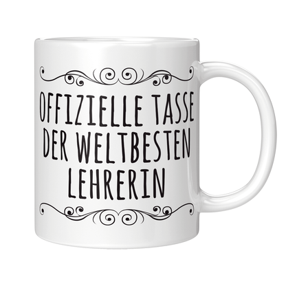 Lehrer Tasse - Weltbeste Lehrerin (Geschenk)