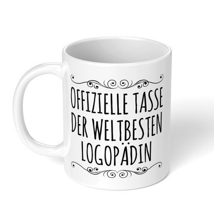 CupHaven® Logopädie Tasse - Weltbeste Logopädin - Geschenk für Logopäden und Logopädinnen