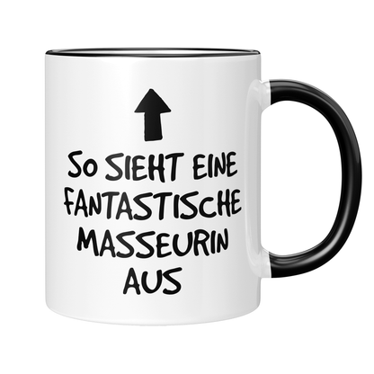 Masseur Tasse - Fantastische Masseurin (Massagetherapeut, Geschenk)