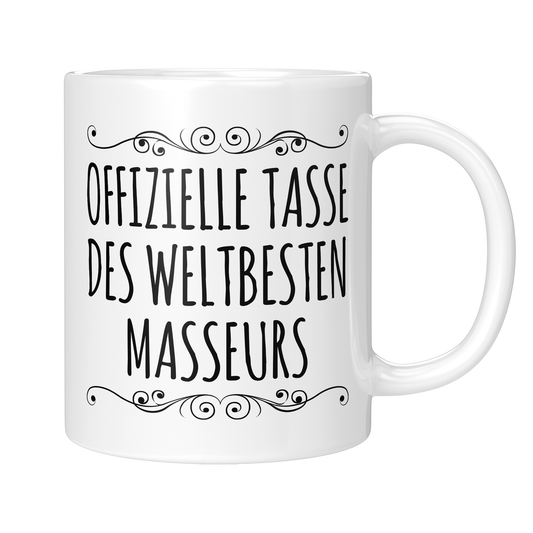 Masseur Tasse - Weltbester Masseur (Masseurin, Massagetherapeut, Geschenk)