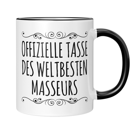 Masseur Tasse - Weltbester Masseur (Masseurin, Massagetherapeut, Geschenk)