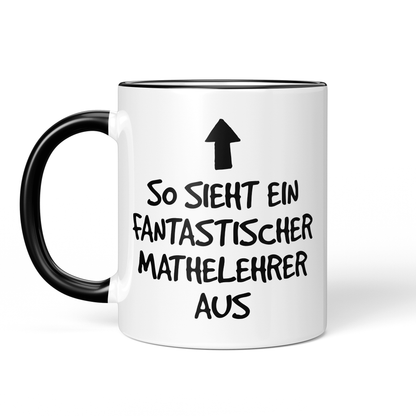CupHaven® Mathelehrer Tasse - Fantastischer Mathelehrer - Geschenk für Mathelehrer und Mathelehrerinnen