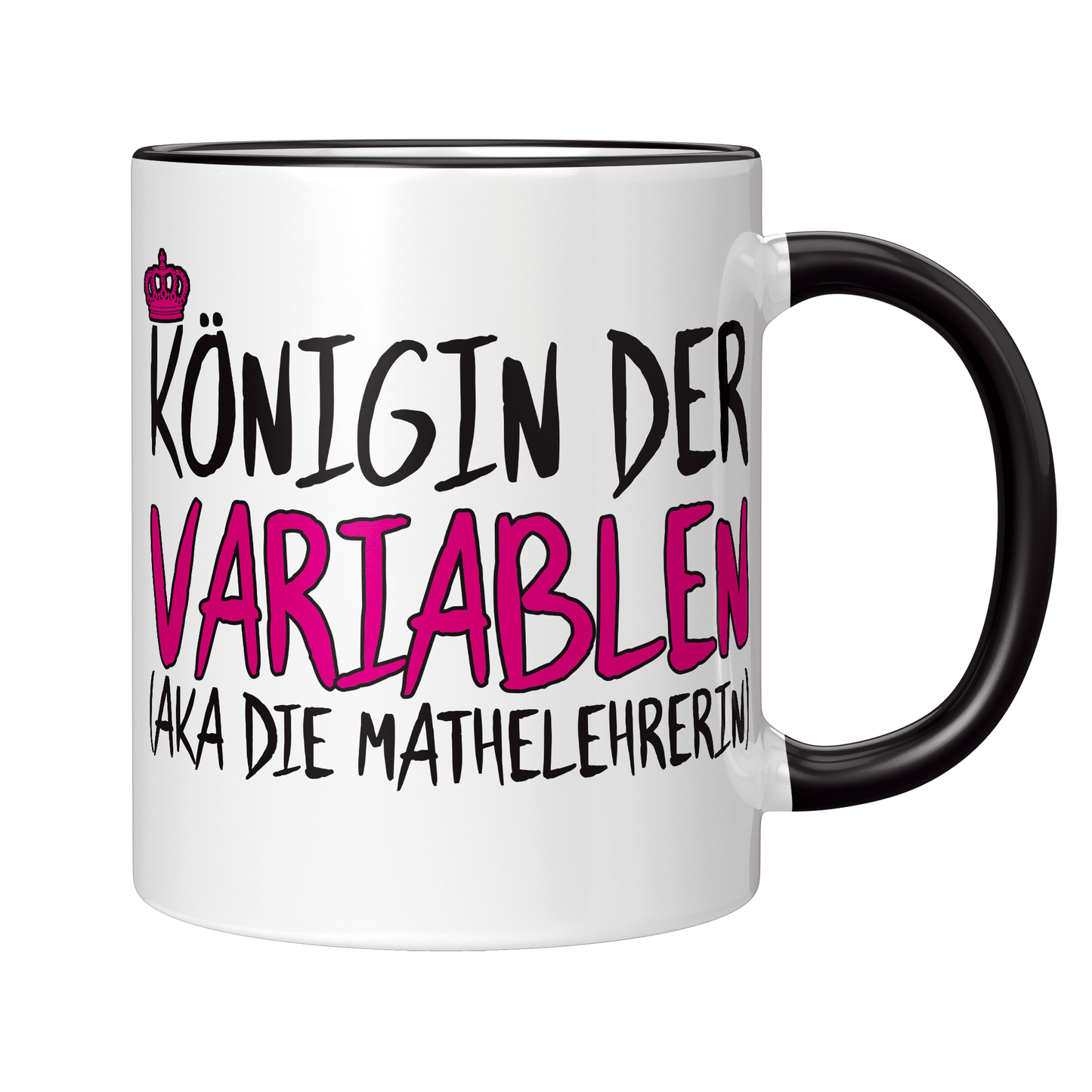 Mathelehrer Tasse - Königin der Variablen aka die Mathelehrerin (Mathe, Lehrer, Geschenk)
