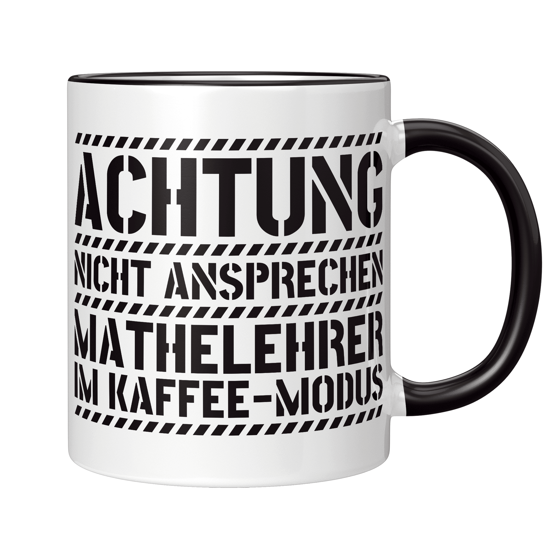 Mathelehrer Tasse - Mathelehrer im Kaffee-Modus (Mathe, Lehrer, Geschenk)