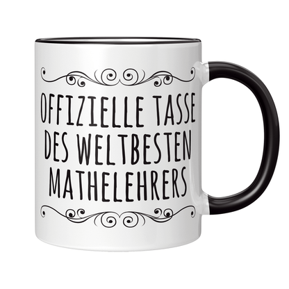 Mathelehrer Tasse - Weltbester Mathelehrer (Mathe, Lehrer, Mathelehrerin, Geschenk)