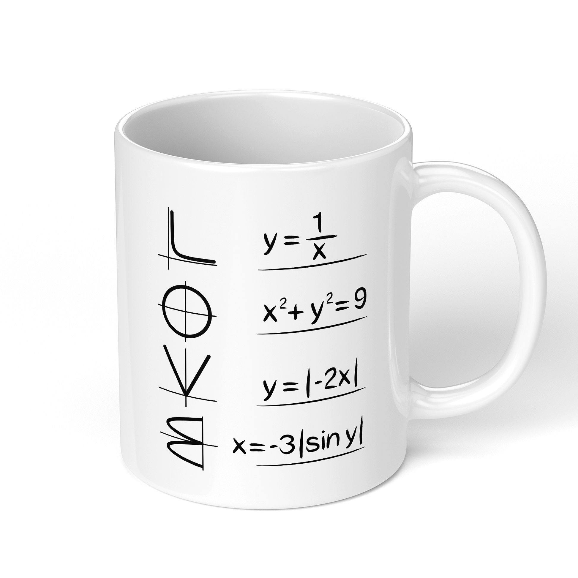 CupHaven® Mathematiker Tasse - "Love" in mathematischen Gleichungen - Geschenk für Mathematiker und Mathematikerinnen