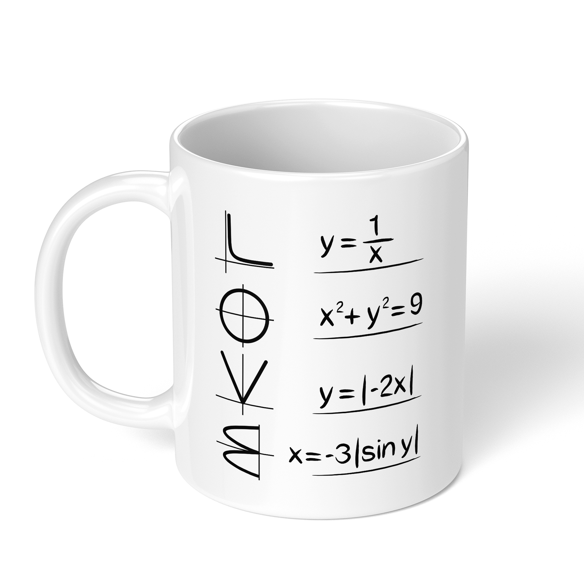 CupHaven® Mathematiker Tasse - "Love" in mathematischen Gleichungen - Geschenk für Mathematiker und Mathematikerinnen