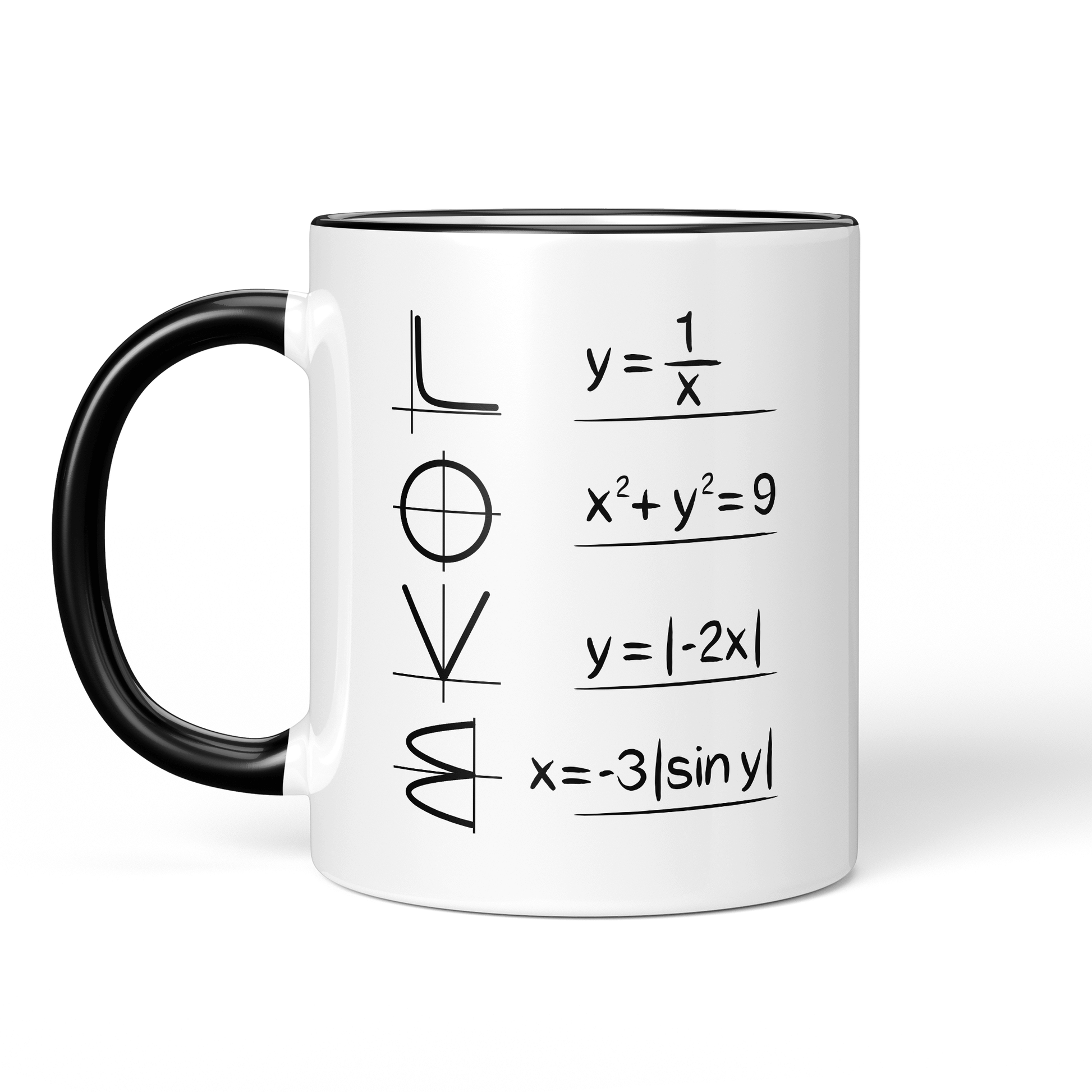 CupHaven® Mathematiker Tasse - "Love" in mathematischen Gleichungen - Geschenk für Mathematiker und Mathematikerinnen