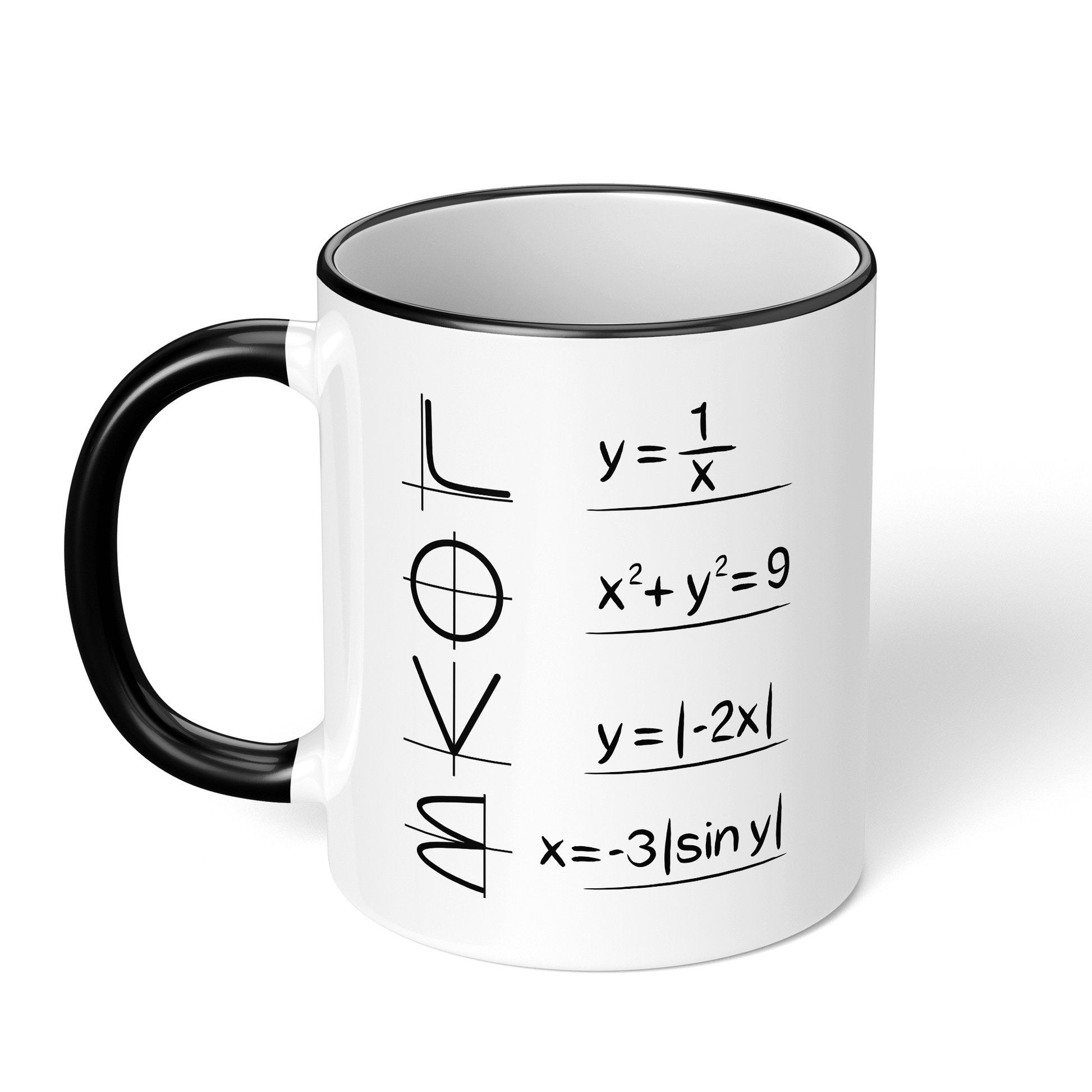 CupHaven® Mathematiker Tasse - "Love" in mathematischen Gleichungen - Geschenk für Mathematiker und Mathematikerinnen
