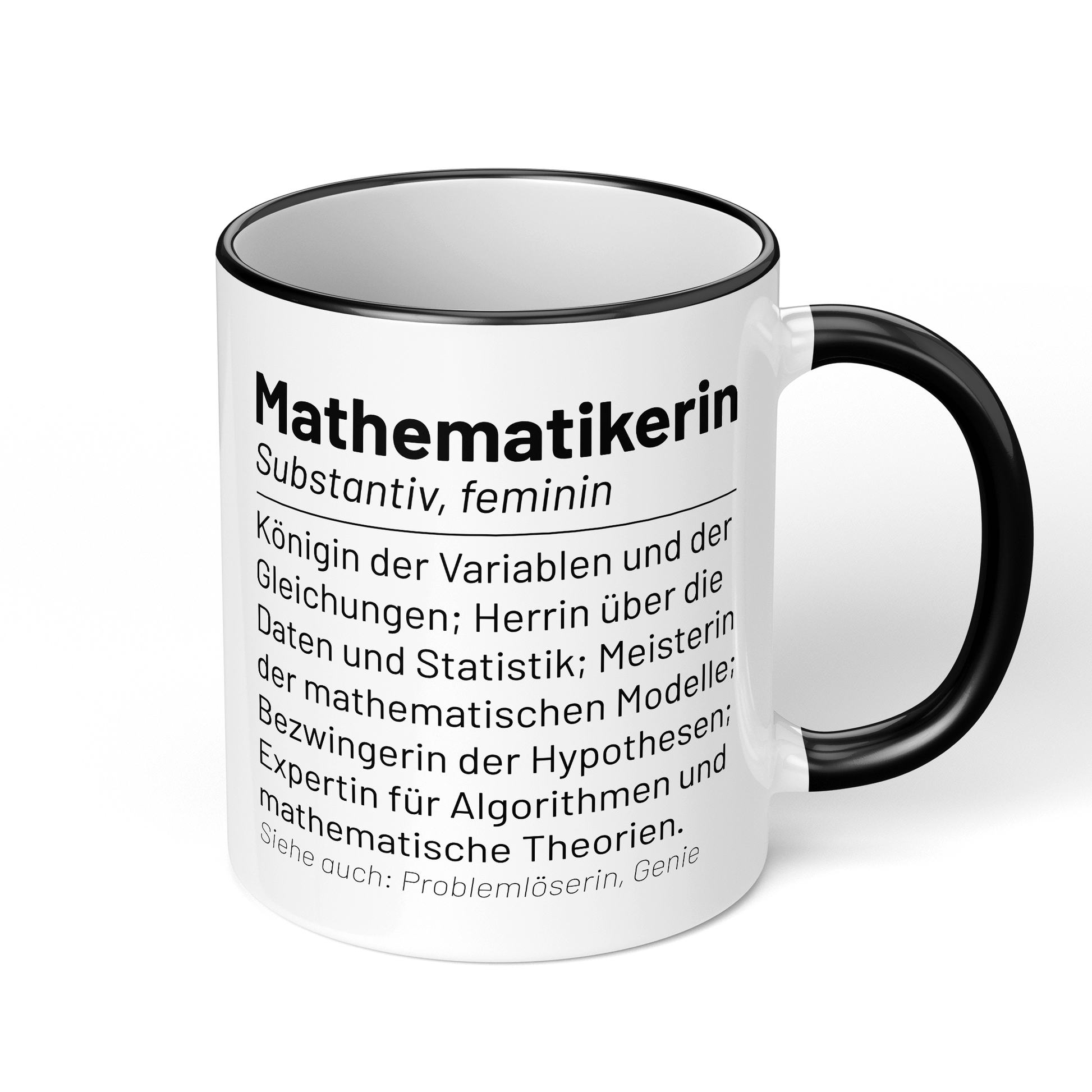 CupHaven® Mathematiker Tasse - Wörterbuch "Mathematikerin" - Geschenk für Mathematiker und Mathematikerinnen