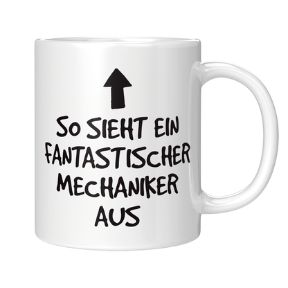 Mechaniker Tasse - Fantastischer Mechaniker (KFZ-Mechaniker, Geschenk)