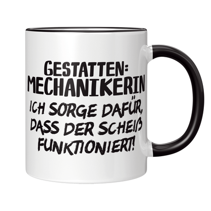 Mechaniker Tasse - Gestatten: Mechanikerin (KFZ-Mechaniker, Geschenk)