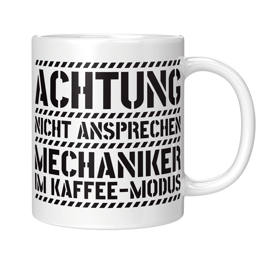 Mechaniker Tasse - Mechaniker im Kaffee-Modus (KFZ-Mechaniker, Geschenk)