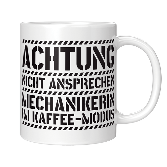 Mechaniker Tasse - Mechanikerin im Kaffee-Modus (Geschenk)