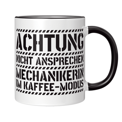 Mechaniker Tasse - Mechanikerin im Kaffee-Modus (Geschenk)