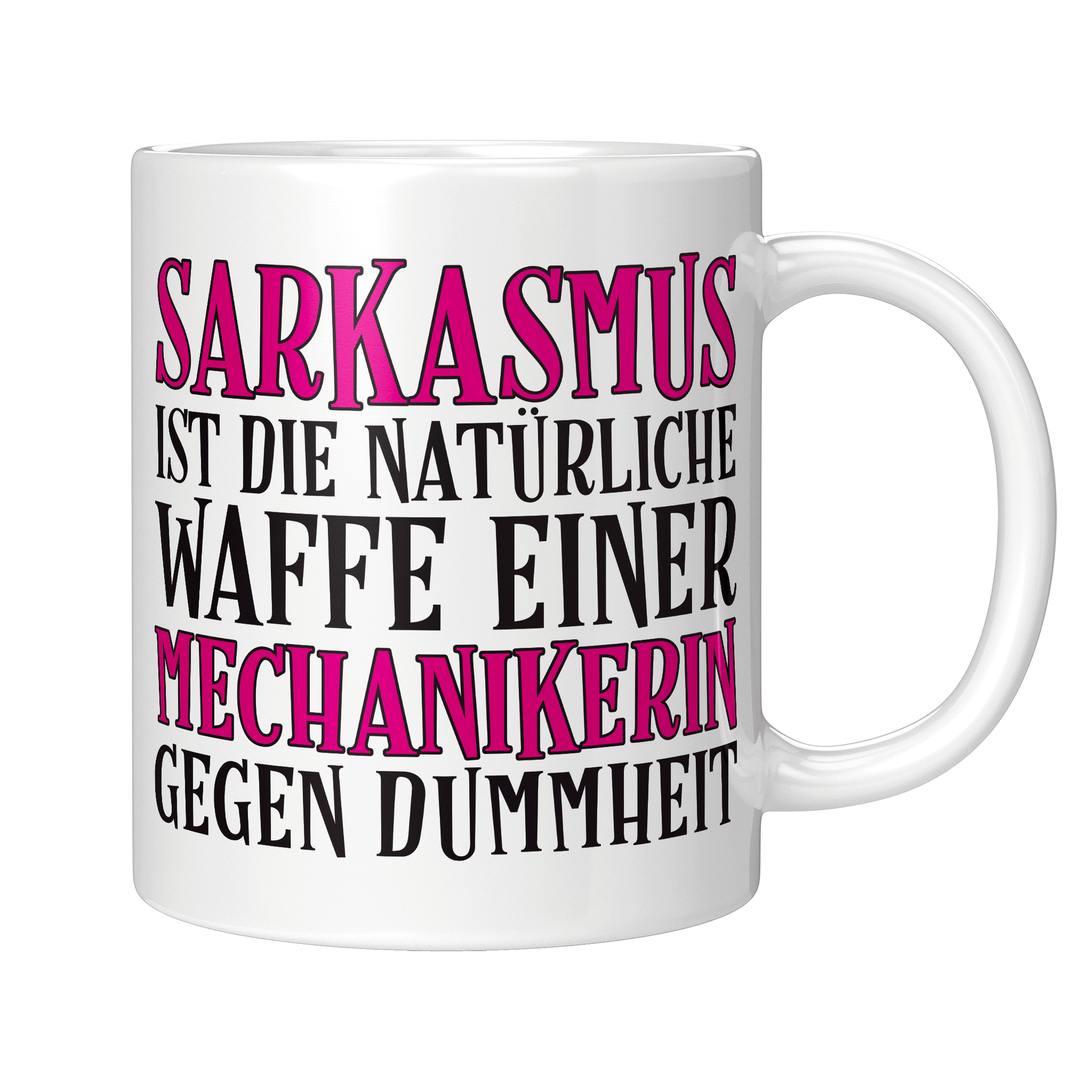 Mechaniker Tasse - Sarkasmus einer Mechanikerin (KFZ-Mechaniker, Geschenk)