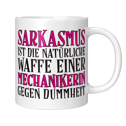 Mechaniker Tasse - Sarkasmus einer Mechanikerin (KFZ-Mechaniker, Geschenk)